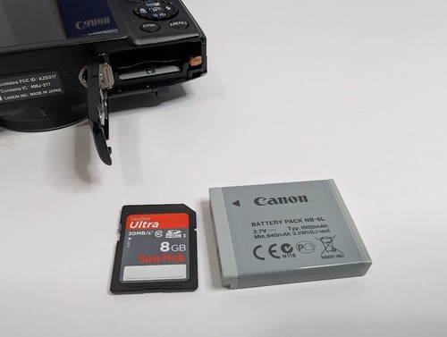 Canon PowerShot SX280 HS 12.1MP GPS WiFi Digital Camera 20X Zoom charger 8G BLK - Picture 5 of 19