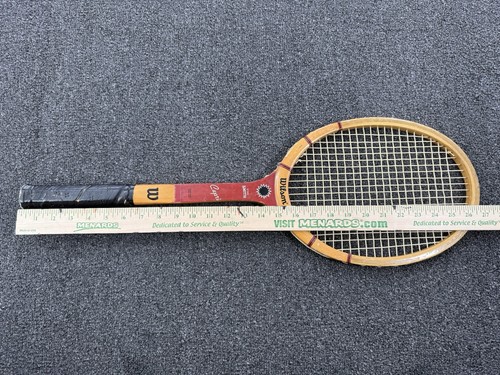 Raqueta de tenis de madera Wilson Stan Smith Capri vintage agarre de 4 1/2 - Imagen 11 de 11