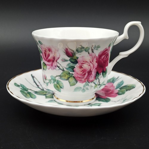 TASSE À THÉ OU CAFÉ EN PORCELAINE ANGLAISE ROY KIRKHAM Modèle ENGLISH ROSE - Imagen 1 de 18