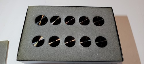 Alcoknob Control Knobs Model 1250B Black Anodized Aluminum Full Box Of 25 NIB - Picture 3 of 5