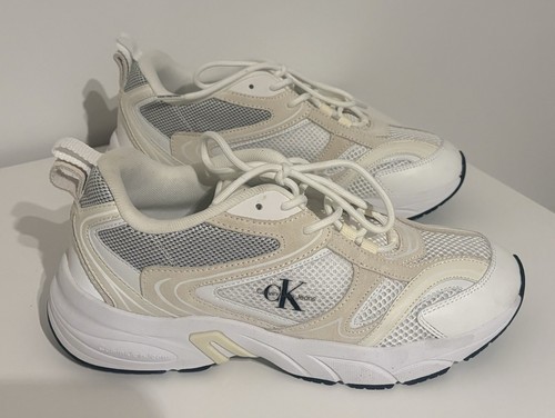 Calvin Klein Jeans Sneaker Weiß/Beige Größe 39 / 6 N E U - Bild 2 von 6