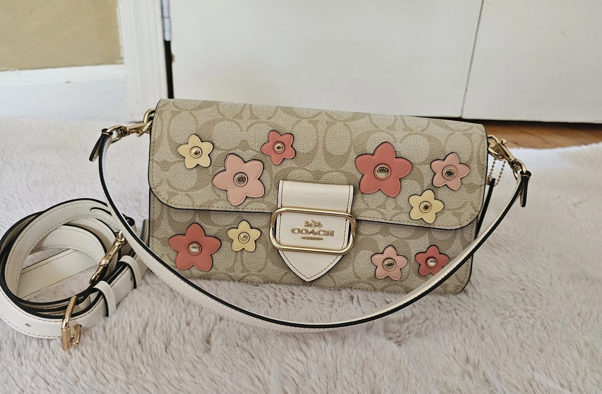 Coach Leather Exterior Floral Bags & Handbags for Women for sale