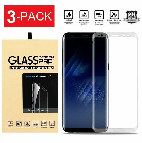 Samsung Galaxy S8 S8 Plus Note 8 4D Full Cover Hartglas Displayschutzfolie - Bild 1 von 11