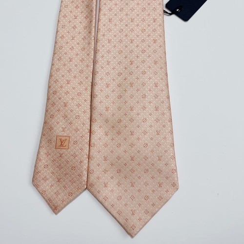 Nuevo Etiquetado Louis Vuitton Corbata Alta Marca Monograma Brillante Jacquard - Imagen 2 de 5