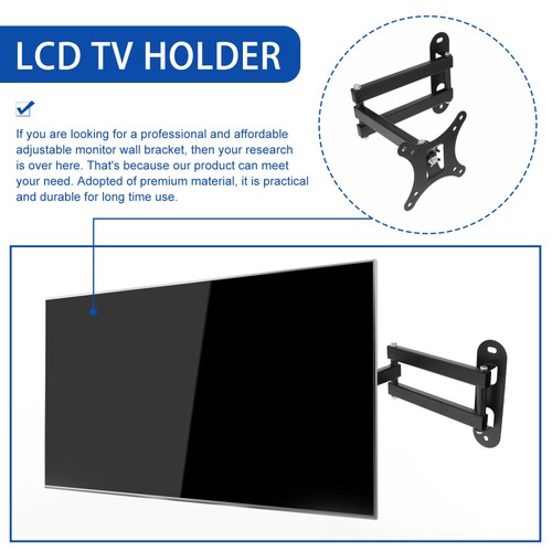 LCD Monitor Stand Bracket Wall Rotating Display Flat - 第 2/12 張圖片