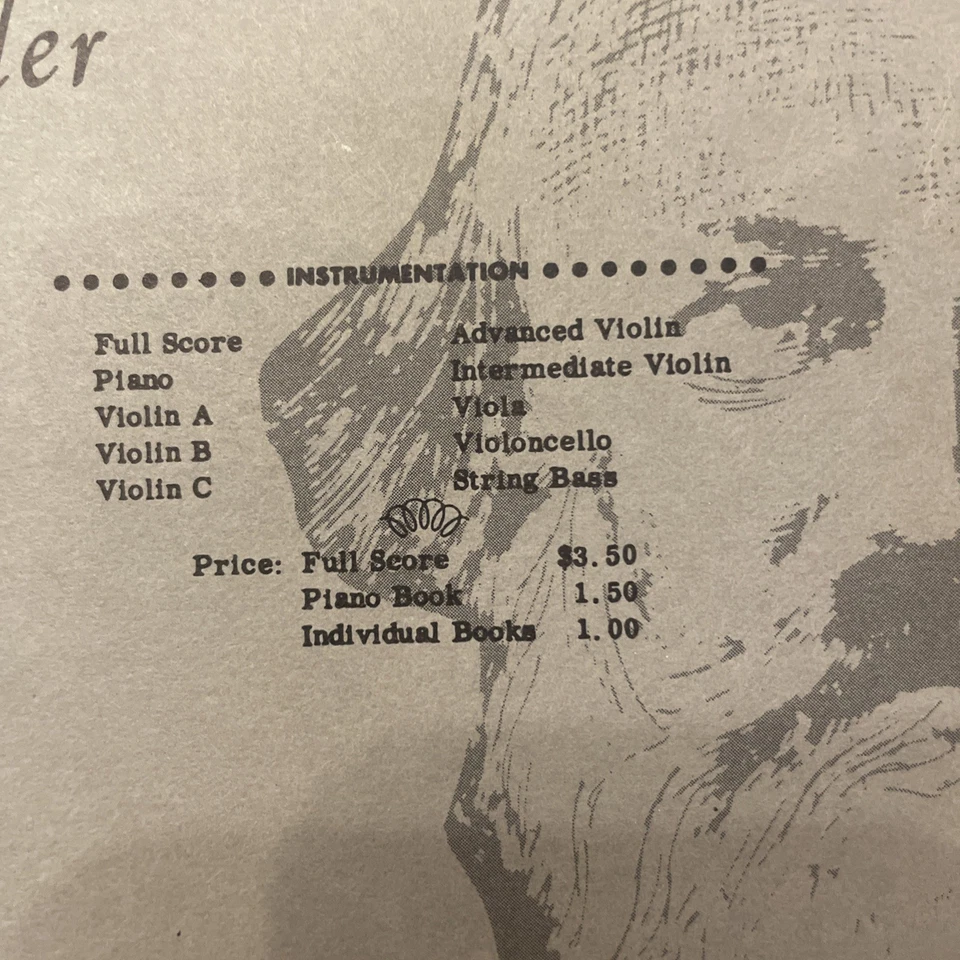 String Orchestra Classics Violin B Sheet Music Arranged By Frederick Muller ‘56 - Image 4 of 4