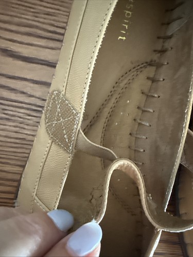 Easy Spirit Eugenias Mary Jane Pumps Tan Leather Uppers Block Heel 11 M - Picture 2 of 8