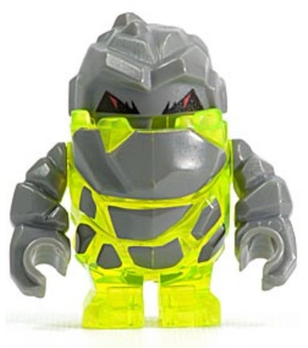 LEGO Power Miners Rock Monster Sulfurix Minifigur PM005 8909 2009 grün  - Bild 2 von 6