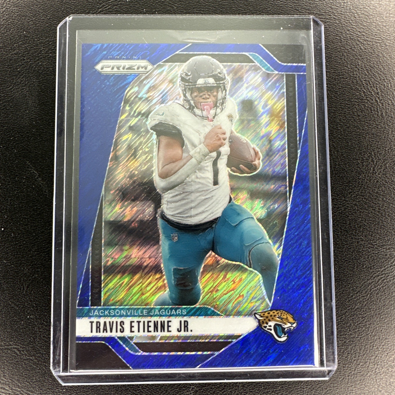 2024 Prizm Football Travis Etienne Jr FOTL Blue Shimmer /25 Sp Jags