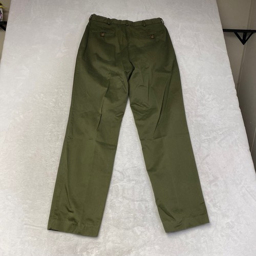 Polo Ralph Lauren Herren Chinohose olivgrün Plissee Größe 34L - Bild 6 von 11