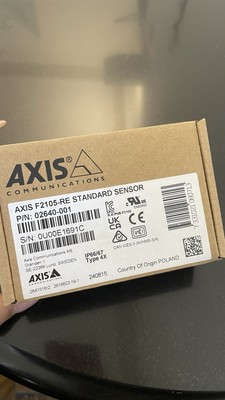 COMMUNICATIONS AXIS F2105-RE STANDARD SENSOR P/N: 02640-001