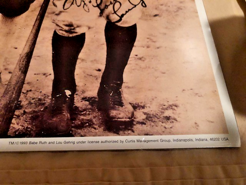 1993 BUSTIN BABE'S LARRUPIN LOU'S/Babe Ruth & Lou Gehrig 11x14 Sealed Photo Ex+ - Picture 17 of 20