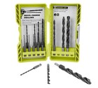 New Ryobi A971503 Black Oxide Hex Shank Twist Drill Bit Set (15-Piece)