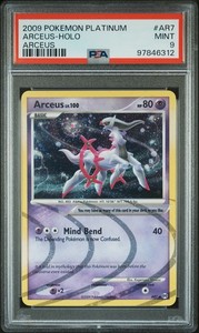 2009 Pokémon Platinum Arceus AR7 PSA Mint 9 Holo