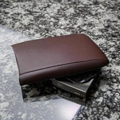 For Lexus RX350 450h 2016-2022 Dark Brown Leather Console Armrest Box Cover TrtG - Picture 7 of 12