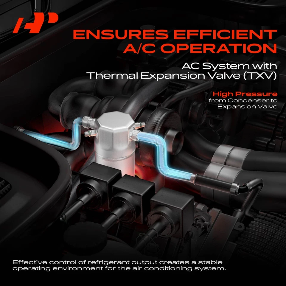 Secador receptor de aire acondicionado de acero A-Premium para Chevrolet P30 P6000 GMC P3500 P6000 Foto 2 de 4