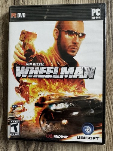 The Wheelman Vin Diesel PC Game Tigon Studios Midway Car Driving 🌟 NEW SEALED!