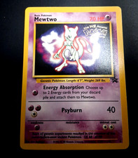 Pokemon Mewtwo Stamped/Black Star  NonFoil Promo  LP Fast Free Ship