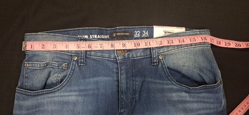 INC International Concepts Herren 32x34 Slim Straight Core Medium Denim - Bild 5 von 8