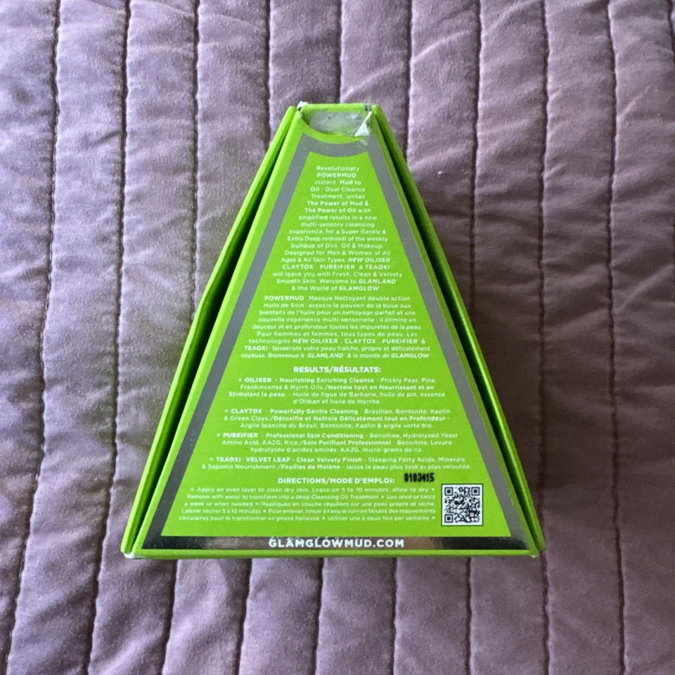 Glamglow Powermud DualCleanse Máscara de Tratamento Detox 1,7 oz Nova Selada - Imagem 2 de 2