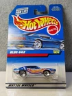 Hot Wheels 1998 VTG Blue OLDS 442 Collector #871 - New On Card - Nice!