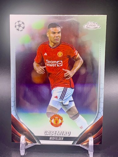2023 Topps Chrome UEFA Club Competitions Casemiro #189 - Picture 1 of 2