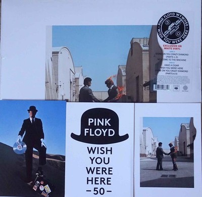 Pink Floyd Wish You Were Here 50  WHITE  Vinyl NEW inkl. Cards