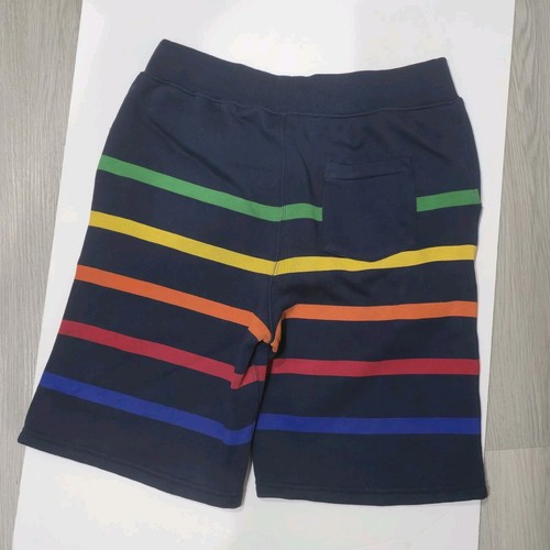 Polo Ralph Lauren Men's Multicolor Striped Fleece Lined Sweat Shorts Size Large - Picture 6 of 9