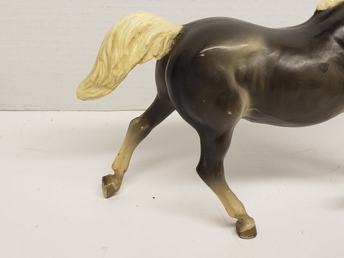 Vintage Breyer Pferd #121 Laufstute Sugar Smoke Grey matt DARK VARIATION  - Bild 5 von 8