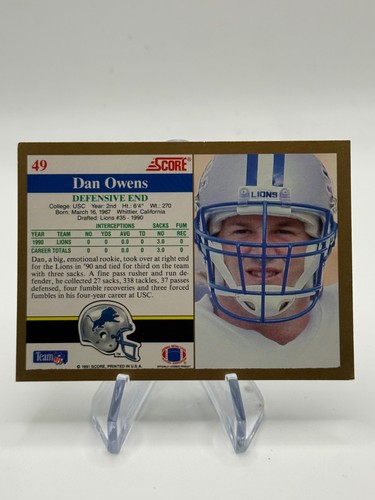 1991 Score Football Pick Your Cards! #1 - 650 - Complete Your Set! - Picture 122 of 524