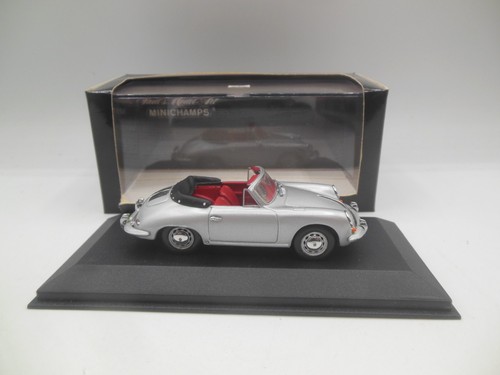 Minichamps 430 062330 1963-65 Porsche 356C descapotable en plata escala 1:43 - Imagen 1 de 13