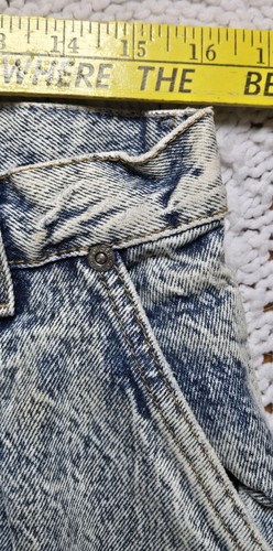 Jeans COTLER Vintage Para Hombre 34 XL (32x28 3/4) Lavado Ácido Azul Garra Cremallera EE. UU. Años 80 - Imagen 15 de 24