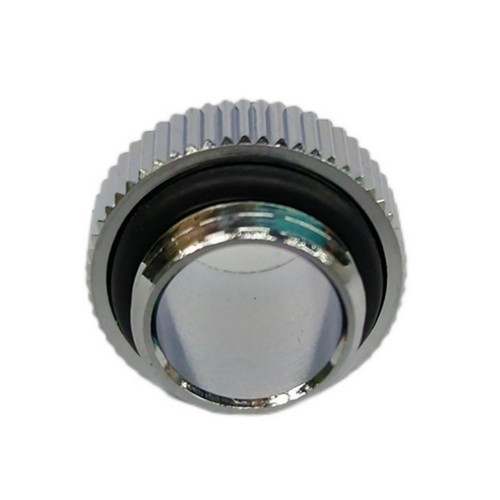5mm G1/4" Thread Dual Male to Male Mini Fitting Connector White Silver joint - Afbeelding 3 van 7