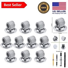 Durable Silver Pen Holder Clips with Expandable Loops - 16 Pcs for Home  Office