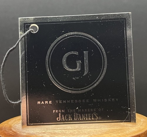 Jack Daniels eingekreister GJ Gentleman Jack Dekanter Flaschenanhänger - Französisch Kanada - Bild 2 von 5