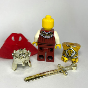 Lego Kingdoms Lion King (cas441) Minifigure + Horse - King's Castle Set 7946-1