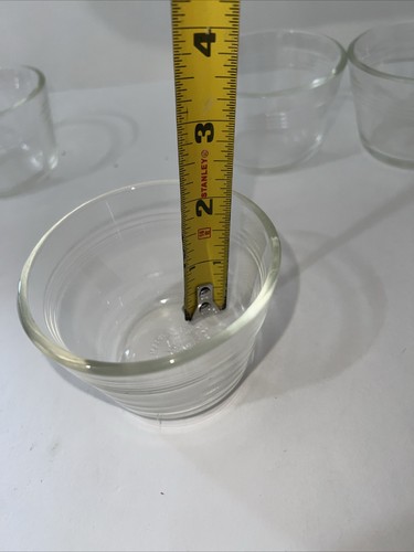5 Pyrex #G-28 Klarglas Puddingbecher - Bild 6 von 6