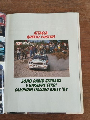 1989 11 27 AUTOSPRINT 27 NOVEMBRE 1989 N.47 ANNO XXIX CON POSTER CERRATO - Picture 8 of 10
