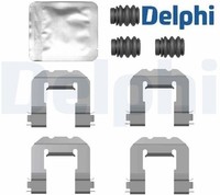 Delphi LX0775 ZubehöRsatz FüR Scheibenbremsbelag ZubehöRsatz Bremsbelag