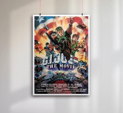 G.I. Joe The Movie 1987 - High Quality Glossy Movie Poster - Picture 2 of 4