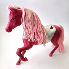 Vintage 1983 Mattel Rainbow Brite SUNRISER with Saddle Tickled Pink's Horse READ