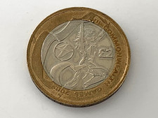 2002 £2 Commonwealth Games Scotland Coin - Circulated - Ungraded