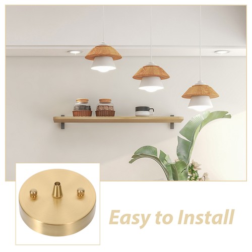 Ceiling Light Base Plate Hardware for Pendant Metal Cover Fixture Canopy - Bild 7 von 12