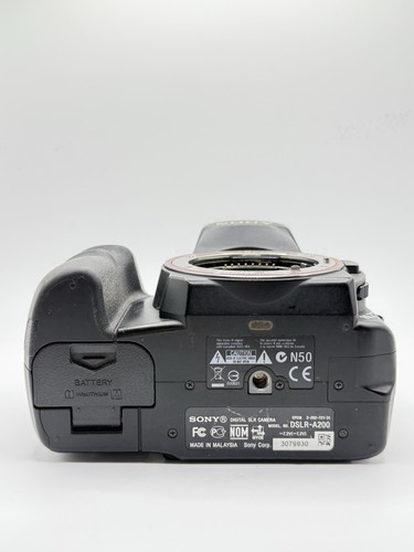 Corpo fotocamera reflex digitale Sony A200 10,2 megapixel con batteria — TESTATA E FUNZIONANTE ✅✅ - Foto 6 di 6