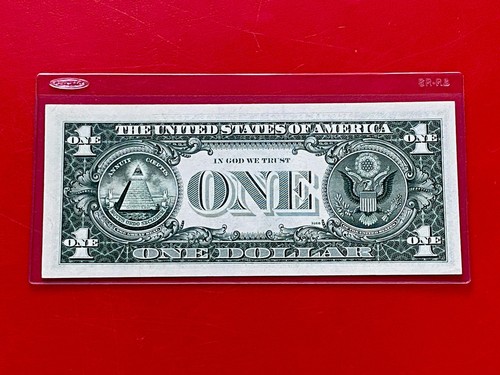 1981 $1 DOLLAR BILL ( PHILADELPHIA C ) Block C-A UNCIRCULATED - Picture 3 of 3