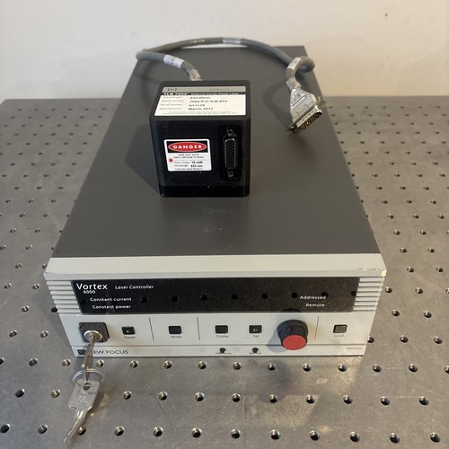 New Focus Vortex Stablewave 7004 ECDL Laser System 633 nm 8 mW TESTED - Picture 7 of 10