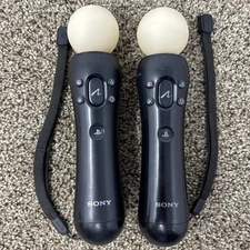 Set of 2 Sony PlayStation 3 / 4 PS3 / PS4 / VR Motion Controllers CECH-ZCM1U