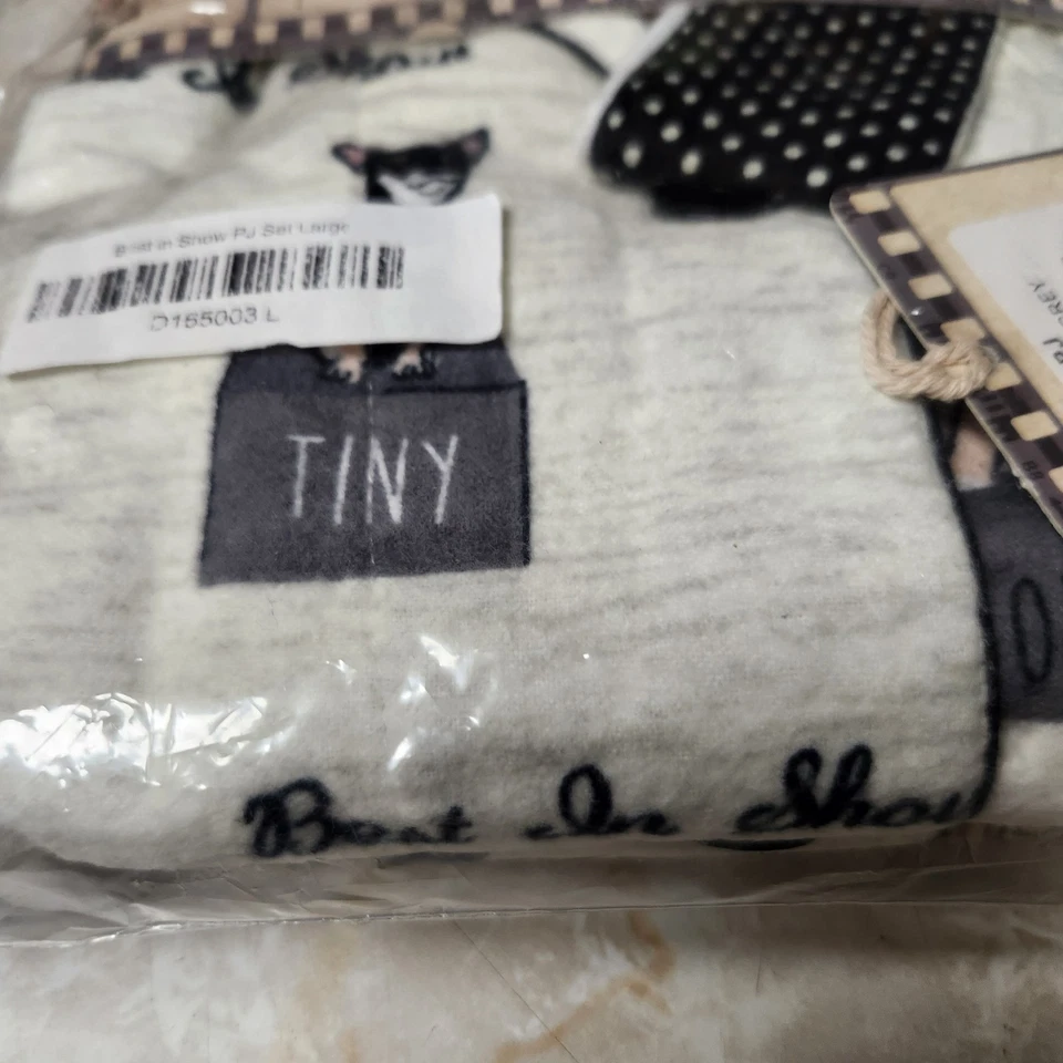 Nuevo con etiquetas Conjunto de pijama de franela de algodón para perros Salvage Best in Show talla grande nuevo Foto 4 de 4