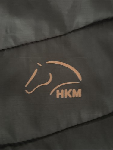 HKM BASEL Equestrian VEST Woman SZ XL-Black V Quilted Puffer Rose Gold Zippers - Bild 2 von 12