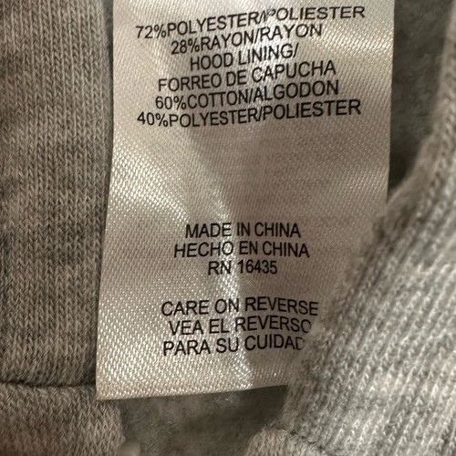 0428 NWT Disney Frozen Gray and White Girl’s Hoodie - Picture 5 of 8